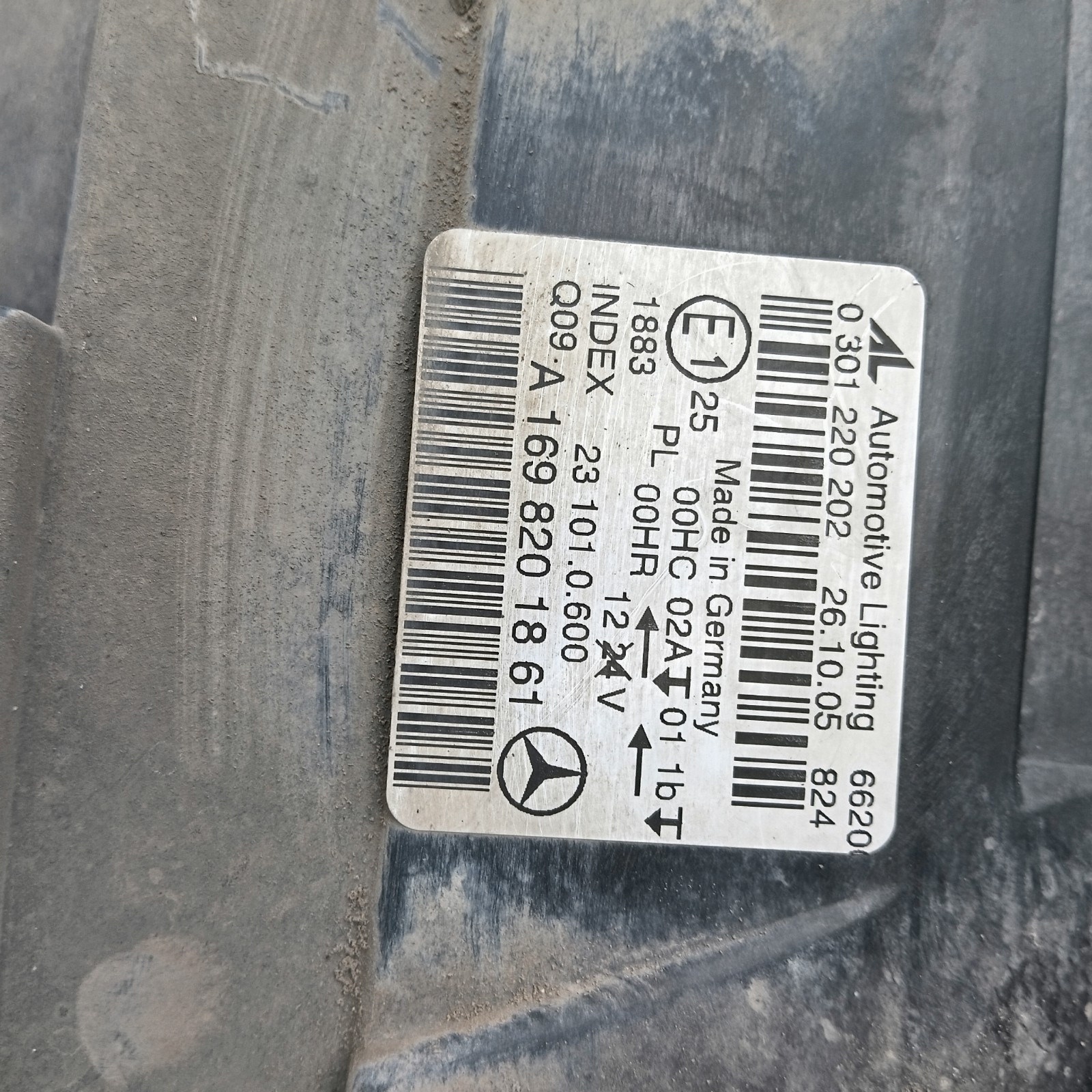 Pomili Fanaleria Faro anteriore Mercedes Classe B W245 A1698201861 destro usato