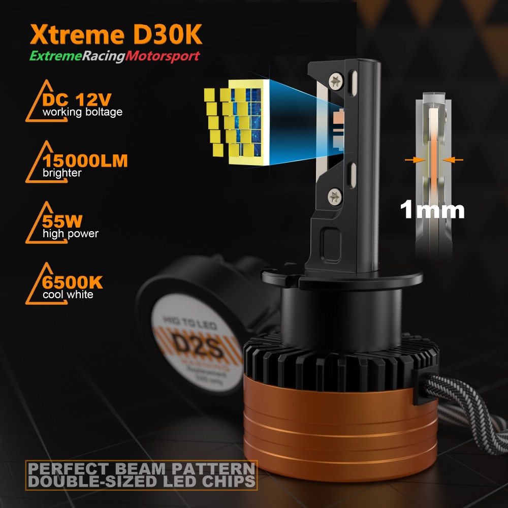 Xtreme Racing Kit Illuminazione LED DSeries D30 D2S lampade LED coppia CANBUS