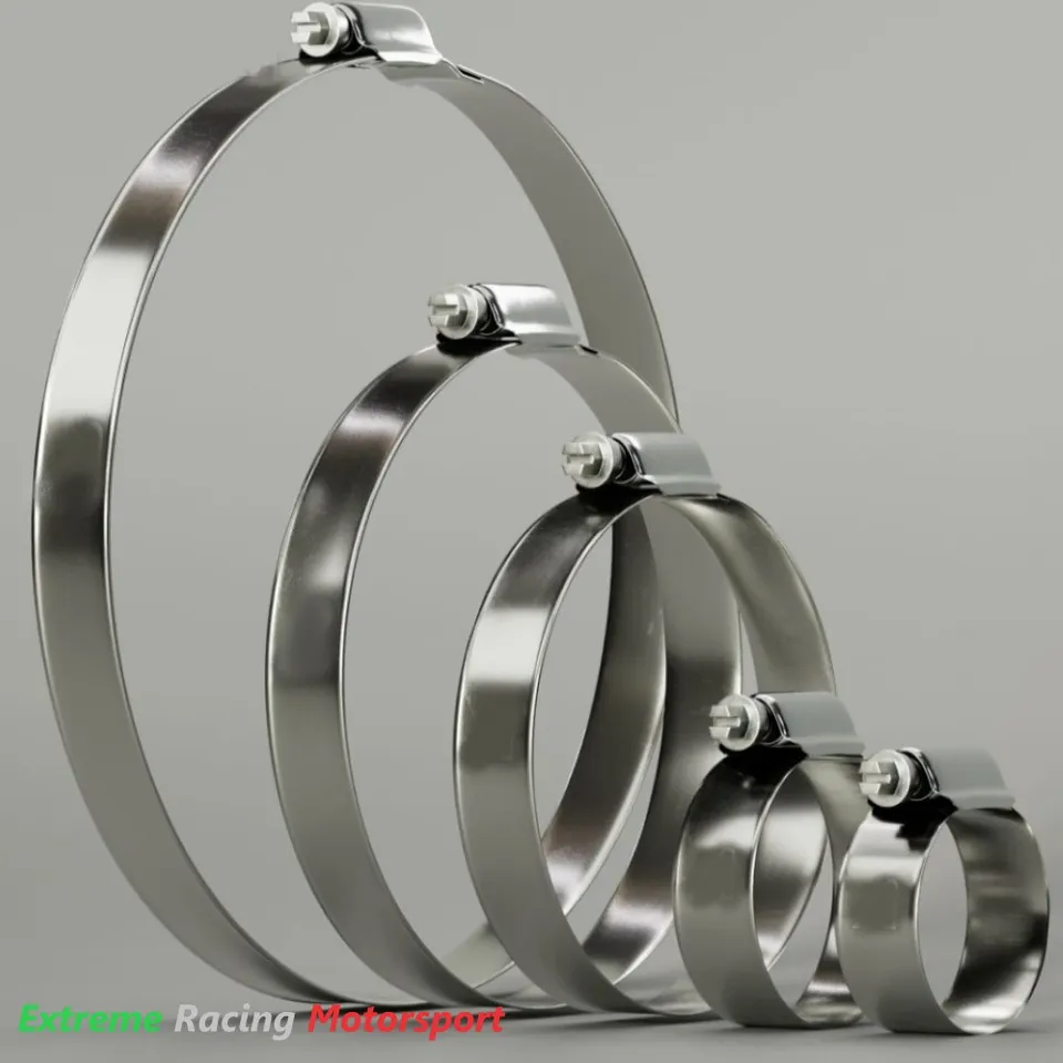Xtreme Racing Impianto Carburante e Regolatori di Pressione fascette inox 50–70 mm 5 pezzi