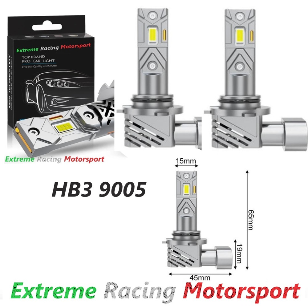 Xtreme Racing Lampadine LED ERM K55 CPS HB3 9005 lampadine 6500 K coppia