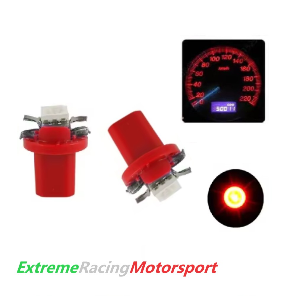 Xtreme Racing Lampadine LED ERM T5W T5 strumentazione coppia rosse
