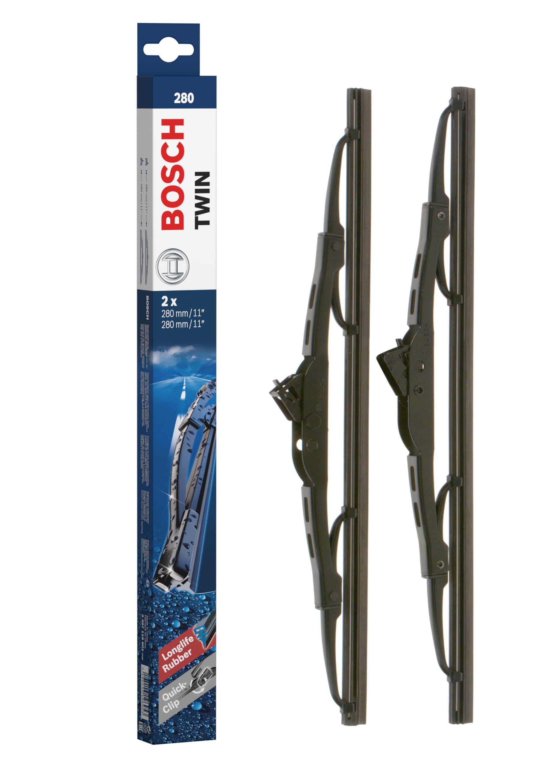 Bosch HCP Spazzole tergicristallo Twin 280 Tergicristalli 280/280 mm 1 set silenzioso