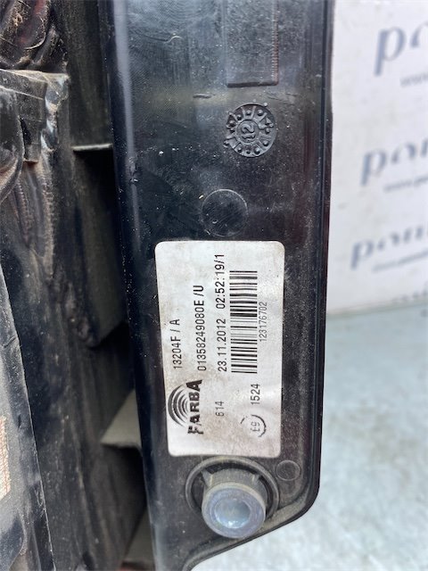 Pomili Fanaleria S002 FIAT QUBO (3N) (07/08>05/17<) fanale posteriore