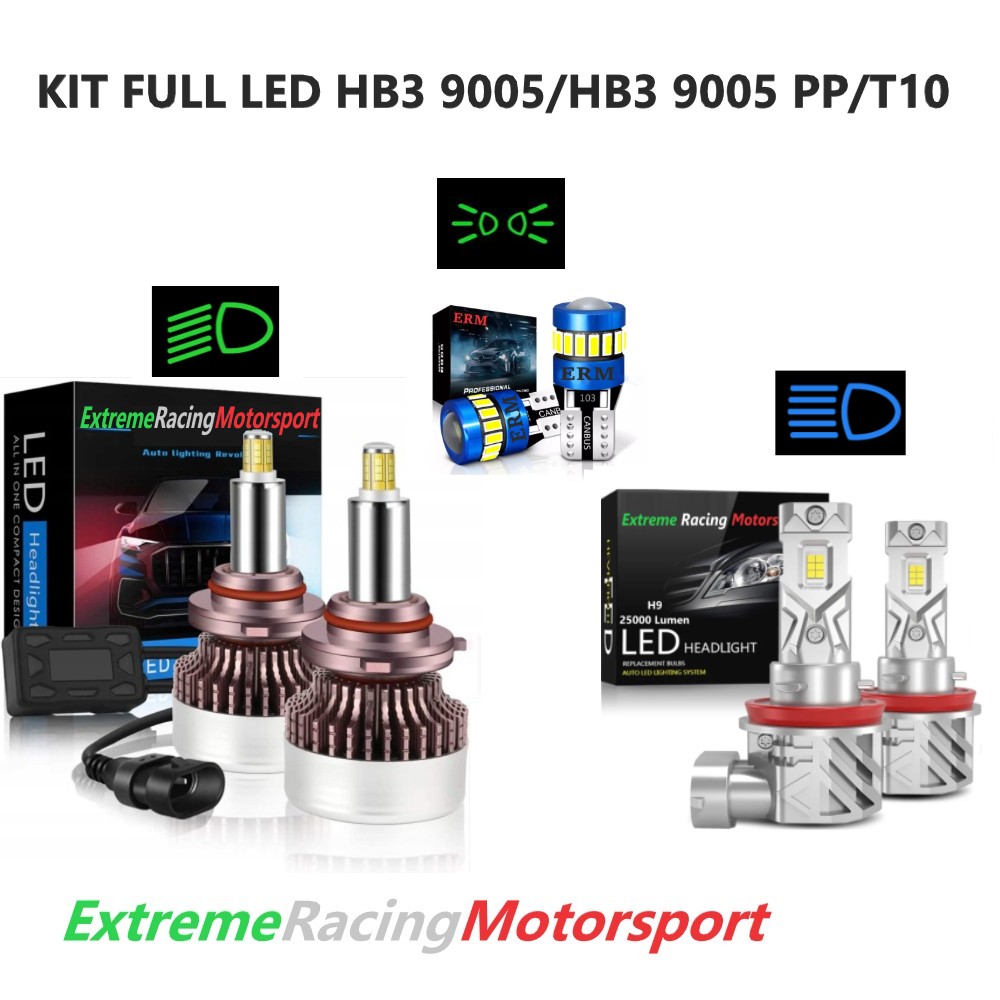 Xtreme Racing Kit Illuminazione LED T10/HB3 9005 kit lampade 12 V