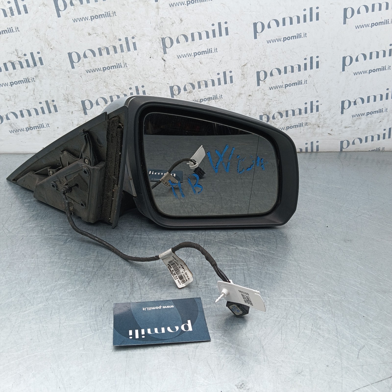 Pomili Cristalli Specchietto Mercedes-Benz Classe C (W204) destro 7 pin usato