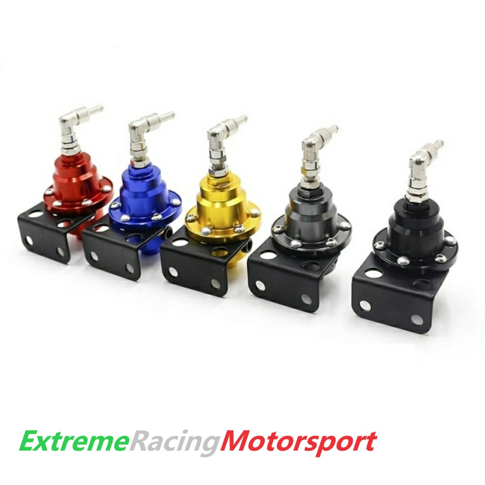Xtreme Racing Impianto Carburante e Regolatori di Pressione Regolatore Pressione Benzina BLACK regolatore nero
