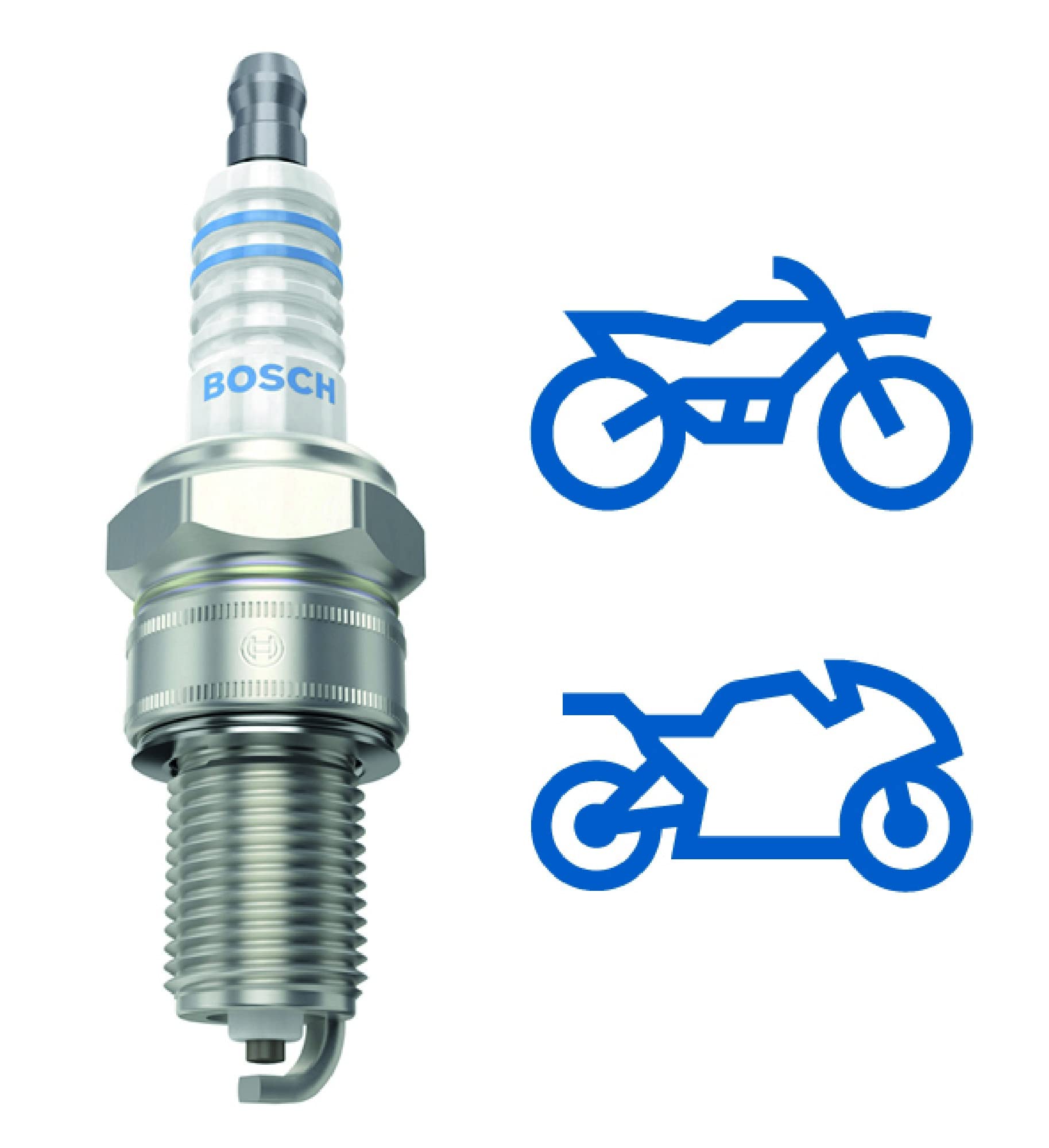 Bosch Candele di accensione W8DC candela nichel 1 pezzo