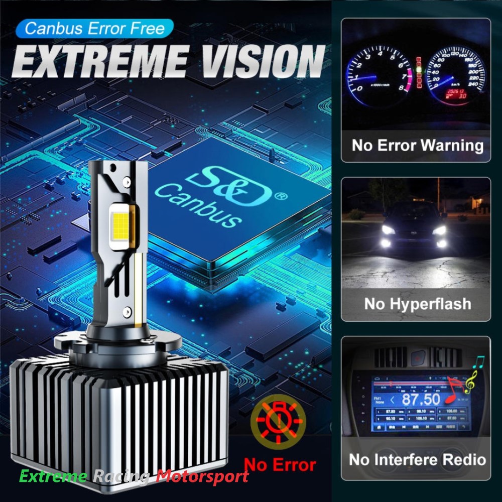 Xtreme Racing Kit Illuminazione LED DSeries R251/R301 D8S conversione xenon 25000 lumen