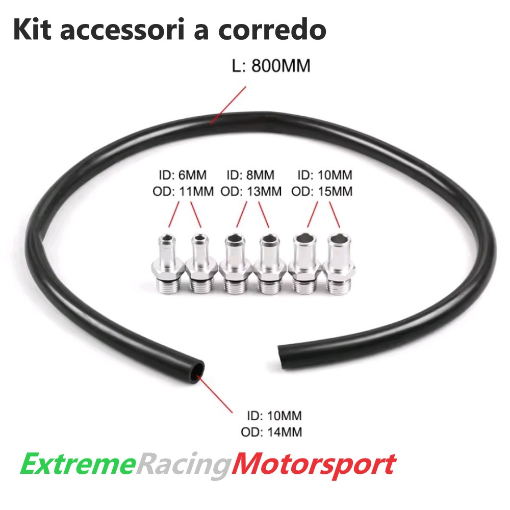 Xtreme Racing Filtri Olio e Carburante Serbatoio RVO Blu recupero vapori olio