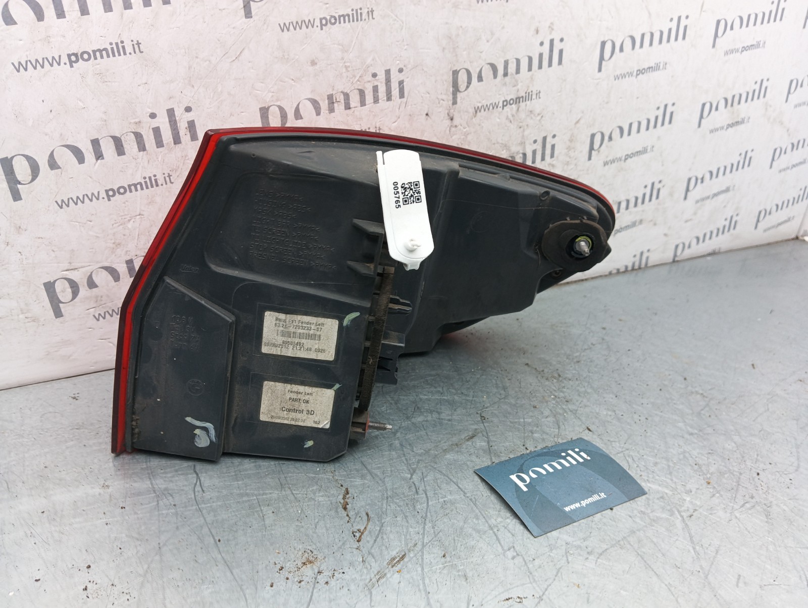 Pomili Fanaleria BMW 520D F11 Touring (2013-2017) 89505492 fanale LED sinistro usato