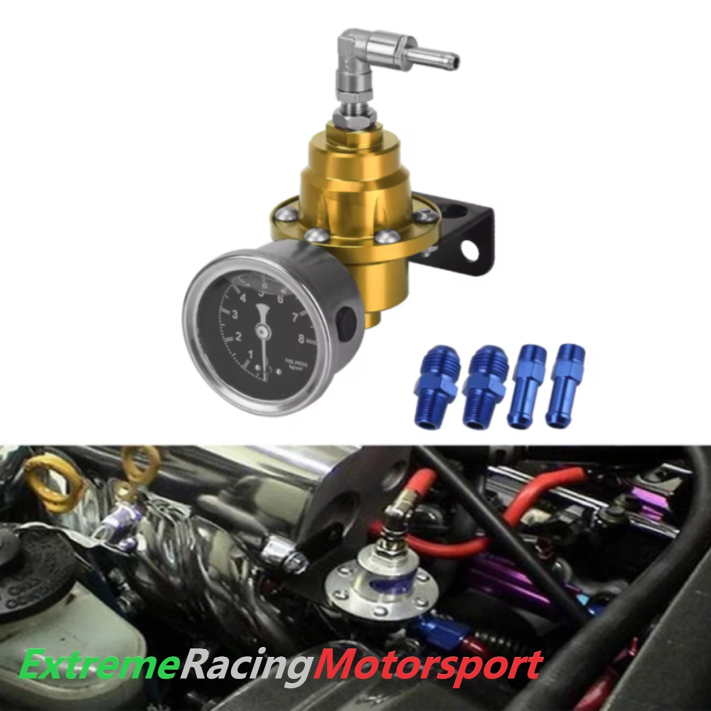 Xtreme Racing Impianto Carburante e Regolatori di Pressione regolatore pressione benzina GOLD 0-8 bar