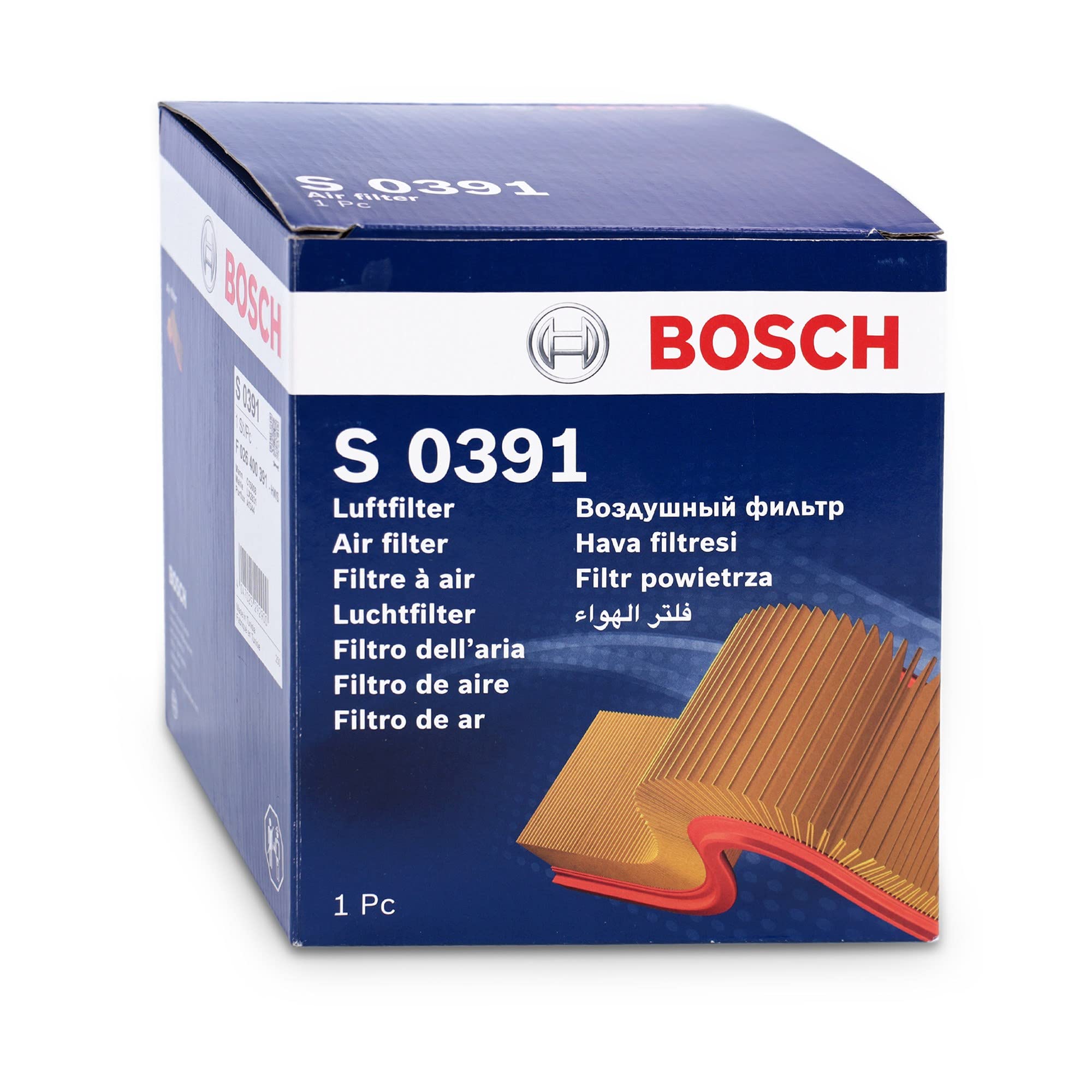 Bosch Filtri Filtro aria F026400391 filtro aria motore inserto