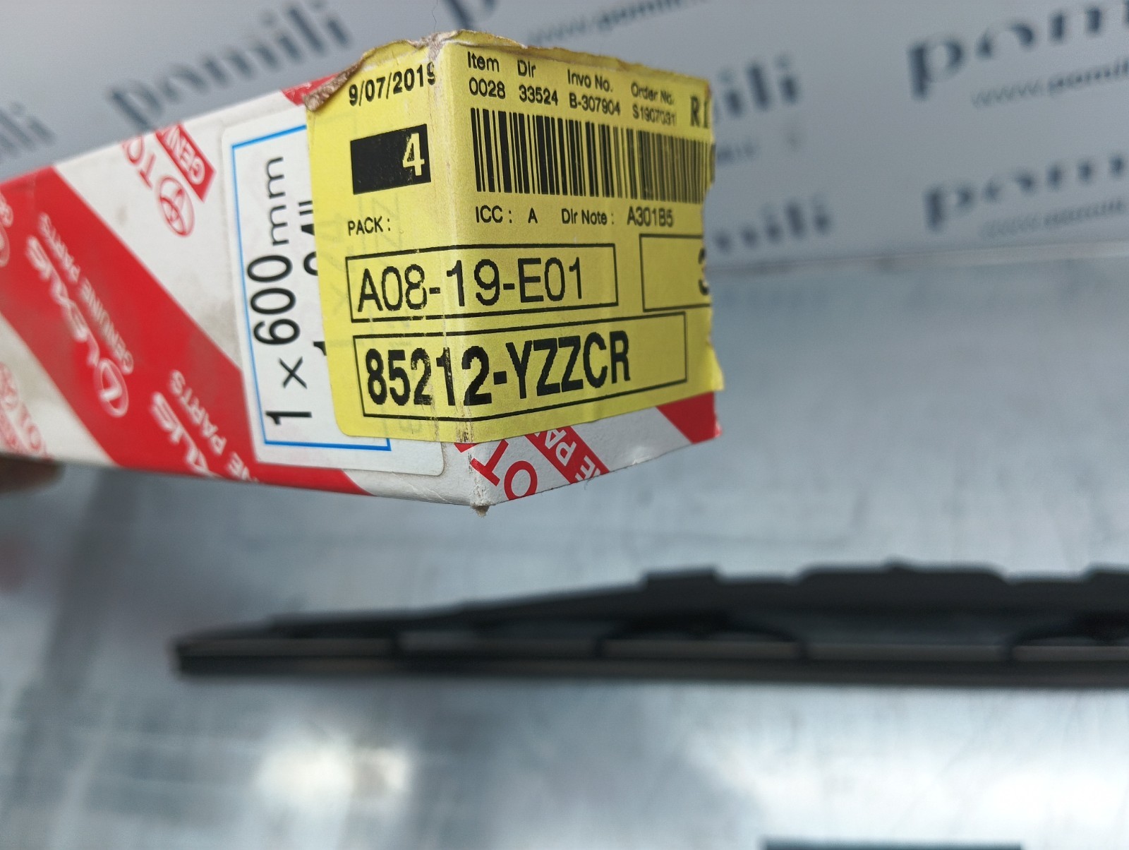 Pomili Cristalli tergicristallo anteriore Toyota 85212-YZZCR 600 mm