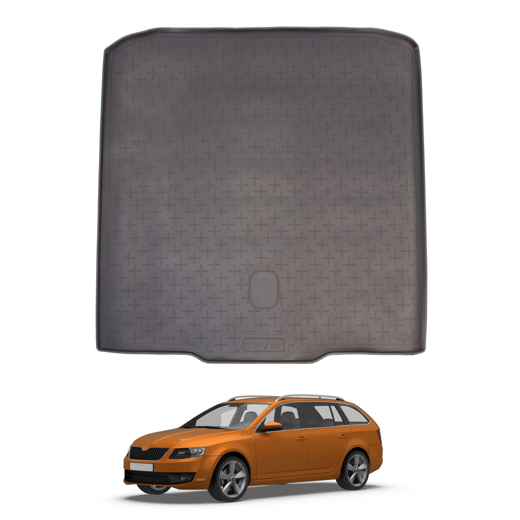 Travall Trunk Liners Skoda Octavia (2013-2020) vasca bagagliaio gomma
