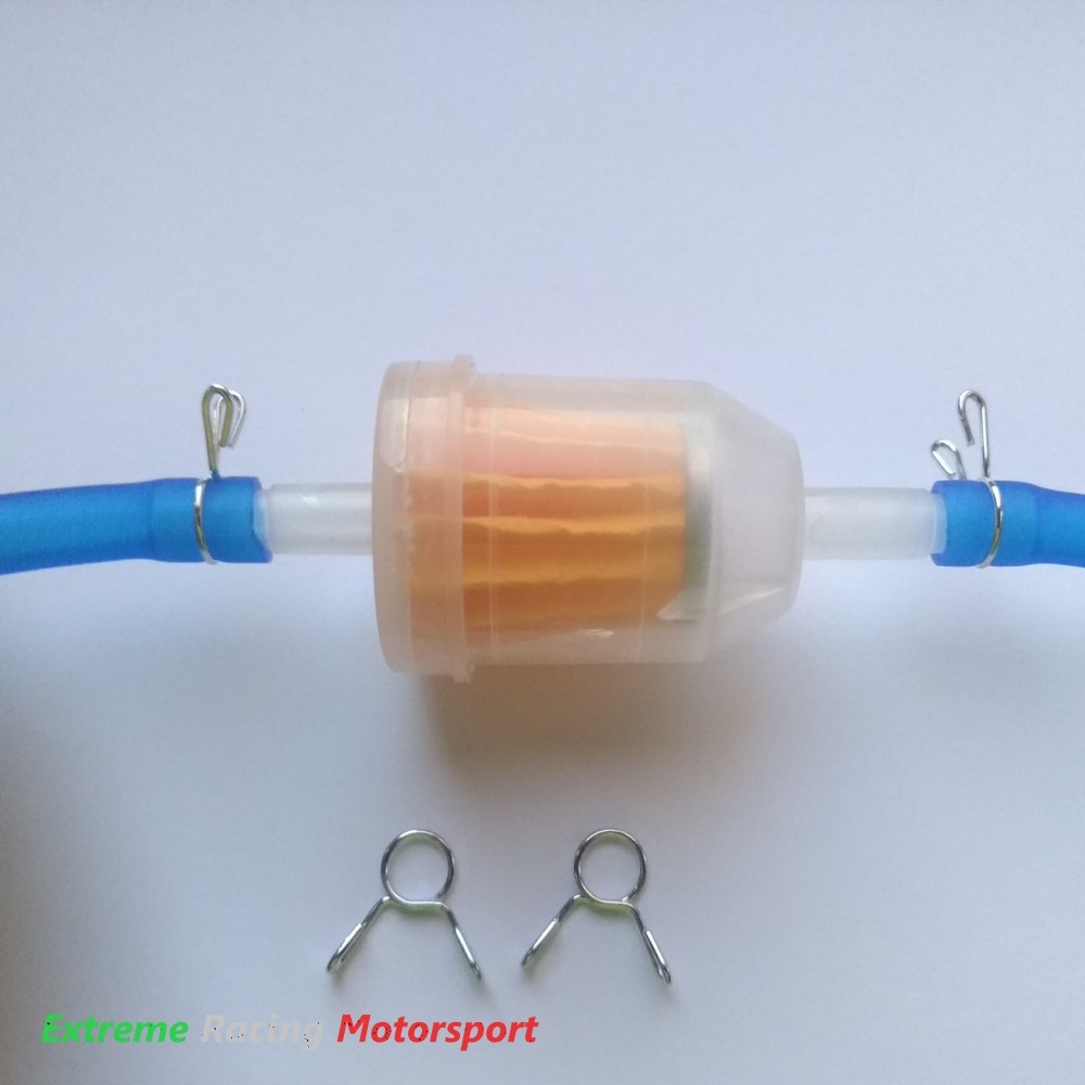Xtreme Racing Filtri Olio e Carburante Filtro Carburante 6/8 mm trasparente