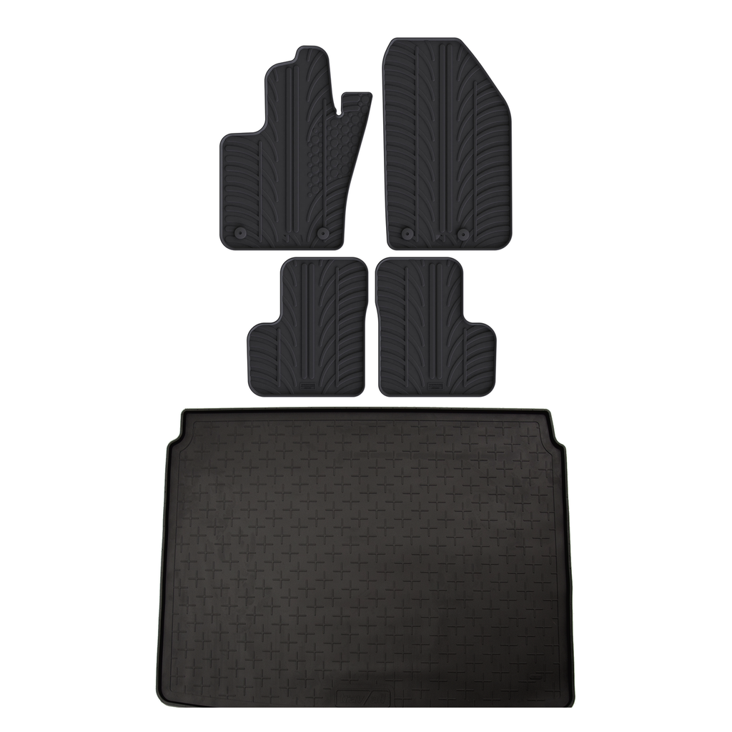 Travall Bundles Jeep Renegade (2014-) tappetini e vasca baule gomma