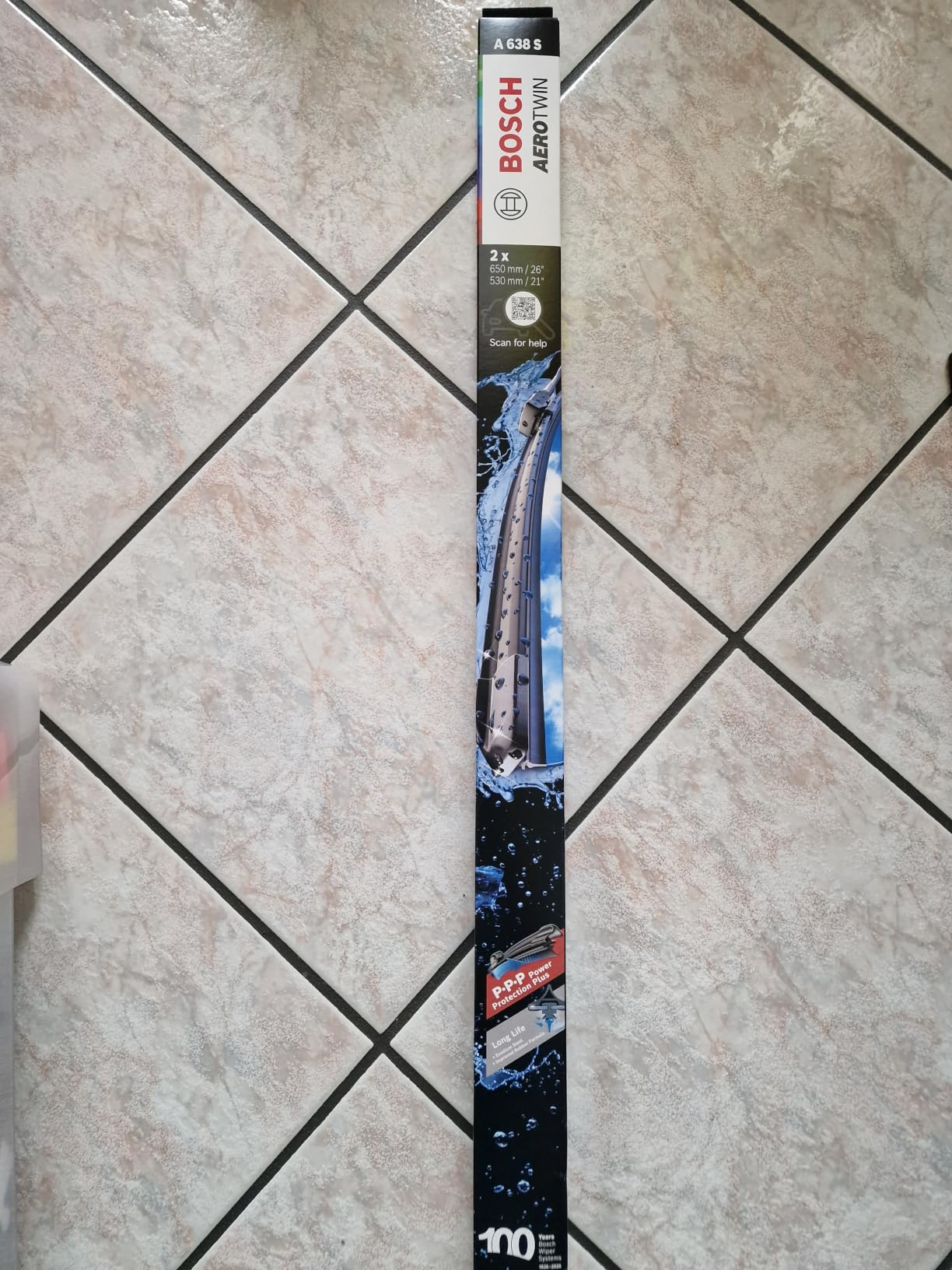 Bosch Aerotwin A638S 3397007638 spazzole tergicristallo 650/530 mm