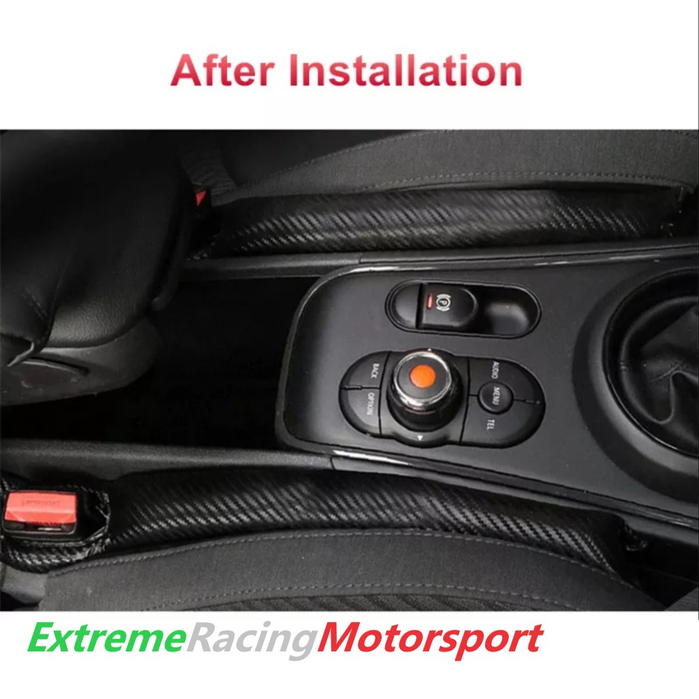Xtreme Racing Decorazioni Auto e Adesivi S LINE imbottiture laterali sedili 2 pezzi carbon look
