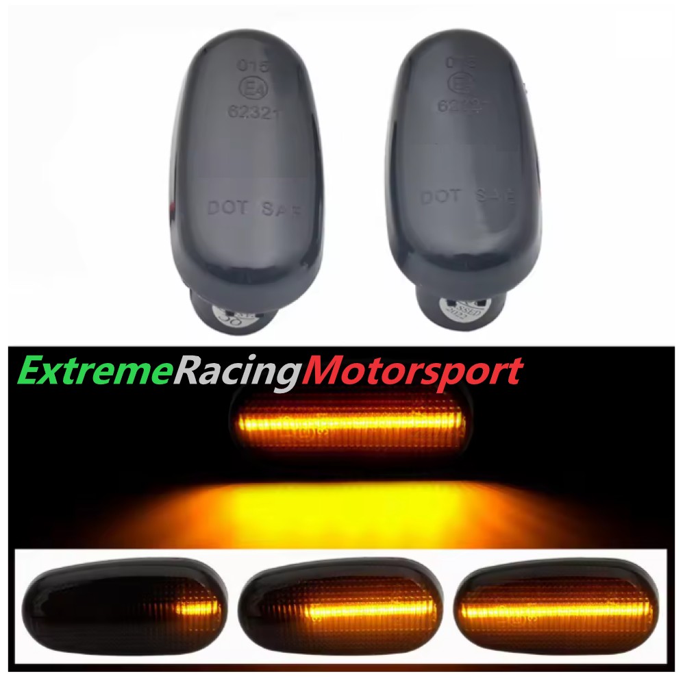 Xtreme Racing Indicatori di Direzione LED Fiat Bravo II 07-15 indicatori dinamici coppia cristal fumè CANBUS