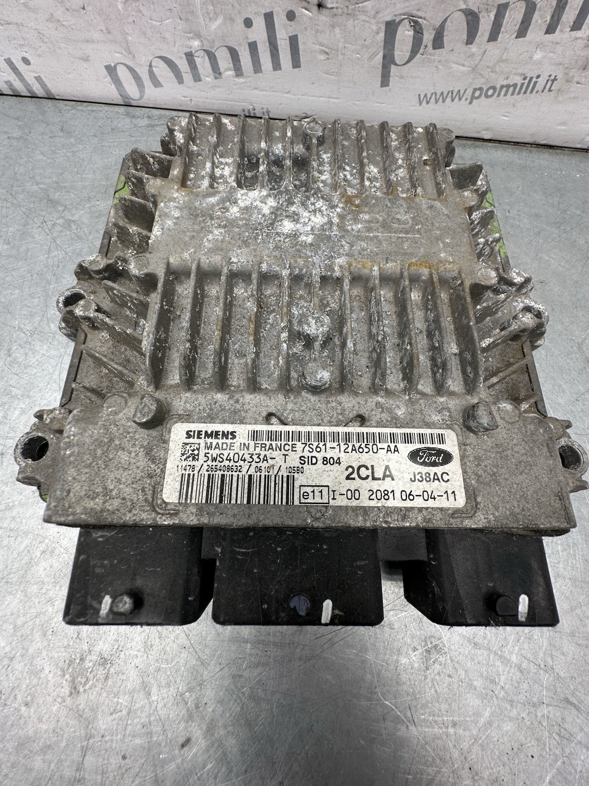 Pomili Centralina motore Ford Fiesta 5 Fusion 7S61-12A650-AA ECU usata