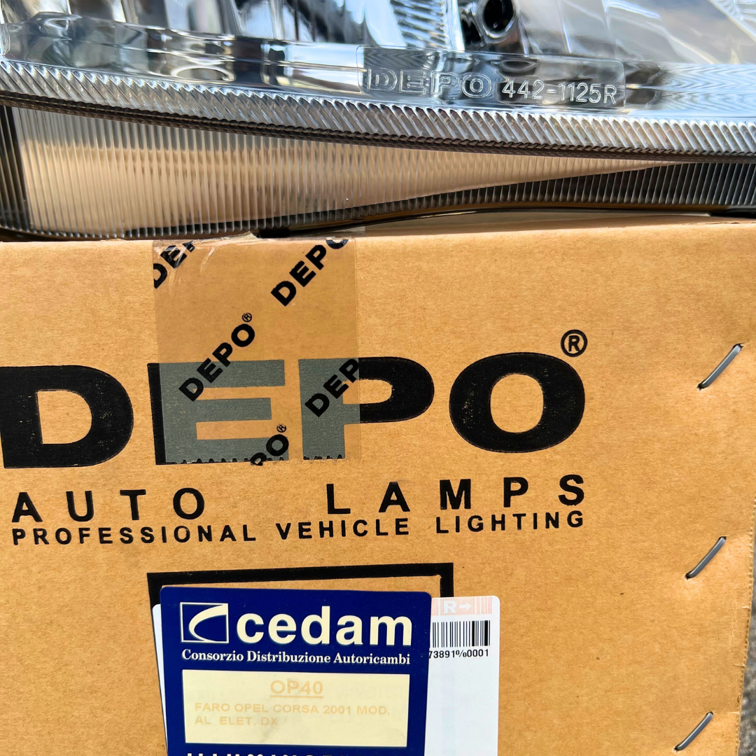 Sara Autoricambi Fanaleria fanale anteriore DX Opel Corsa C 00-06 DEPO 4421125R