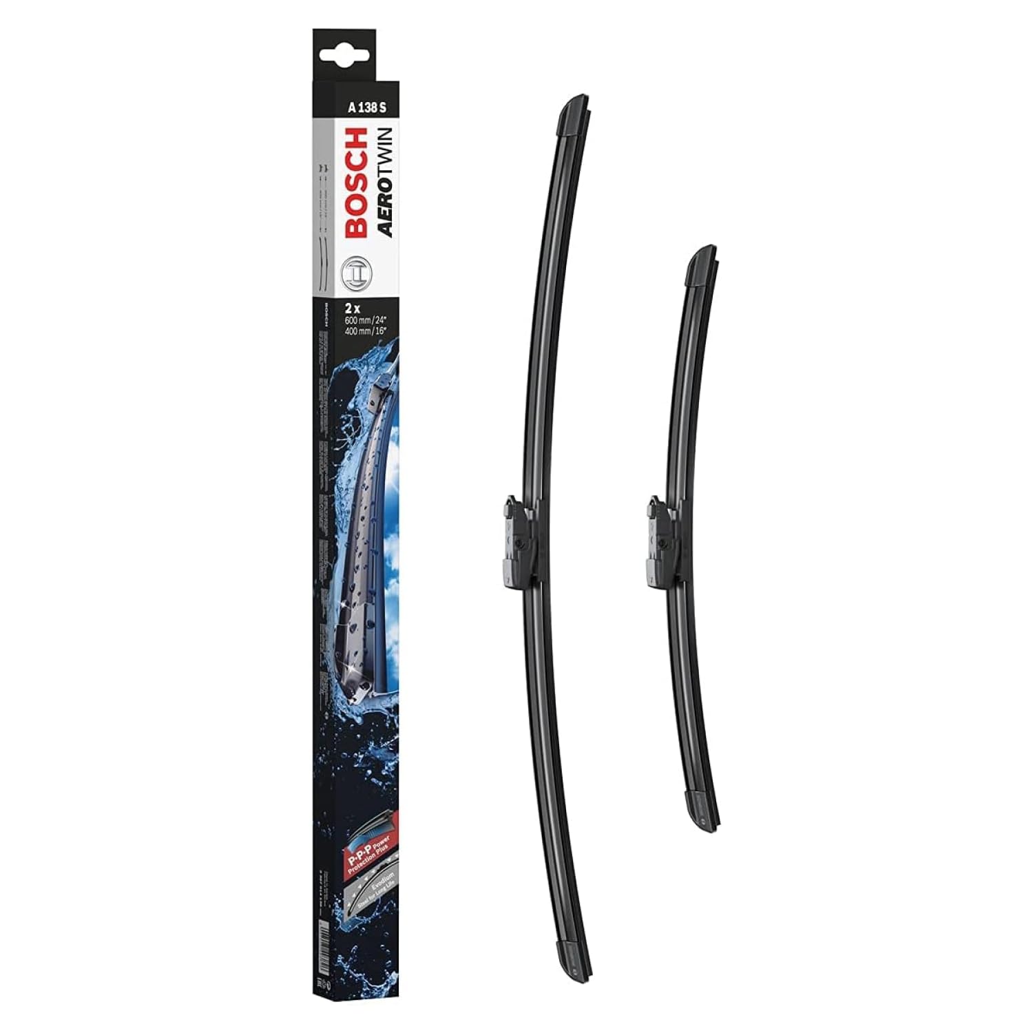 Bosch HCP Spazzole tergicristallo 3397014138 Aerotwin A138S 600/400 mm 2 pezzi