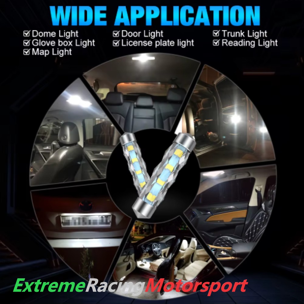 Xtreme Racing Lampadine LED ERM360 C5W-36 C5W 36 mm 600 lm