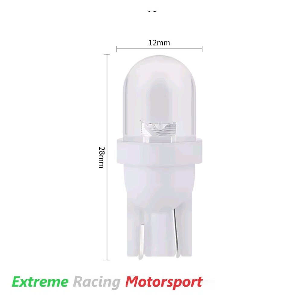 Xtreme Racing Lampadine LED Luci Targa T10 W5W Whyte 12 V coppia