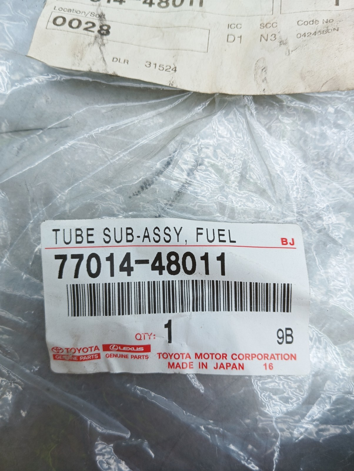 Pomili Alimentazione e scarico Toyota RAV4 (2012-2019) 77014-48011 tubo sfiato serbatoio