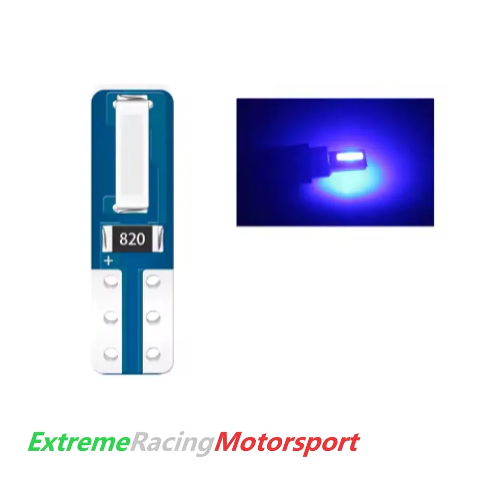 Xtreme Racing Lampadine LED ERM T5 Led lampadina T5W blu 12 V