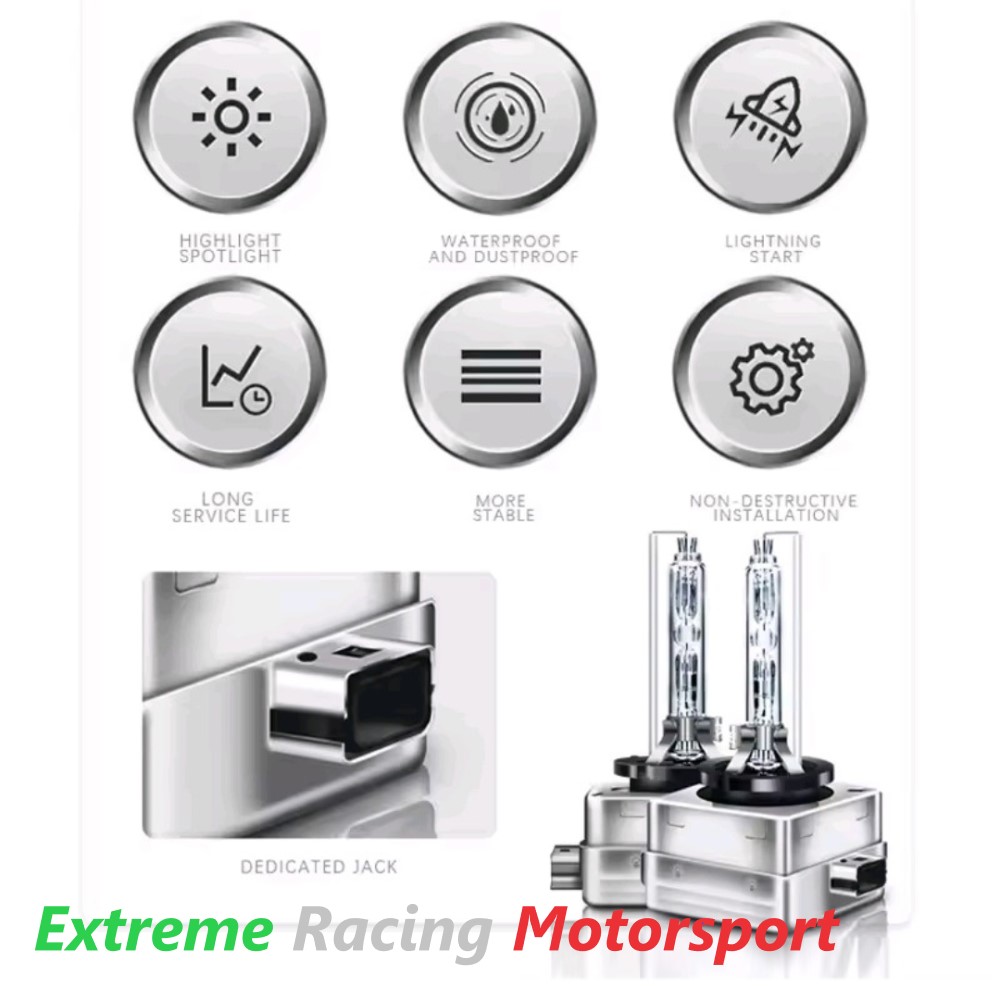 Xtreme Racing Lampadine LED D2S lampadine xenon 6000K 2 pezzi