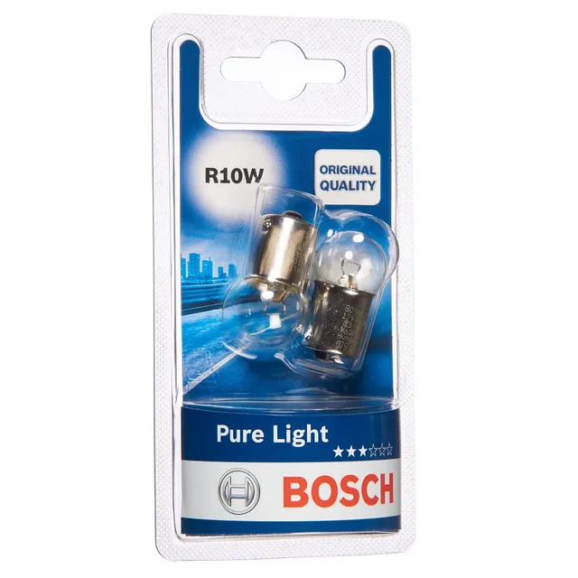 Bosch Lampadine e illuminazione R10W lampadina Pure Light 12 V confezione 2