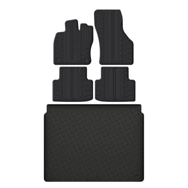 Travall Bundles Cupra Formentor Rubber Boot Liner and Rubber Car Mats Bundle 2020-