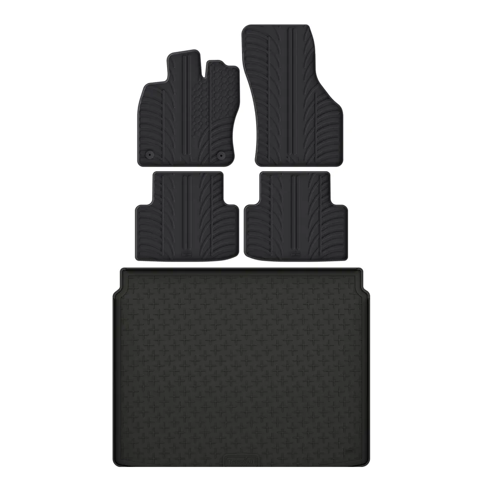Travall Bundles Cupra Formentor Rubber Boot Liner and Rubber Car Mats Bundle 2020-