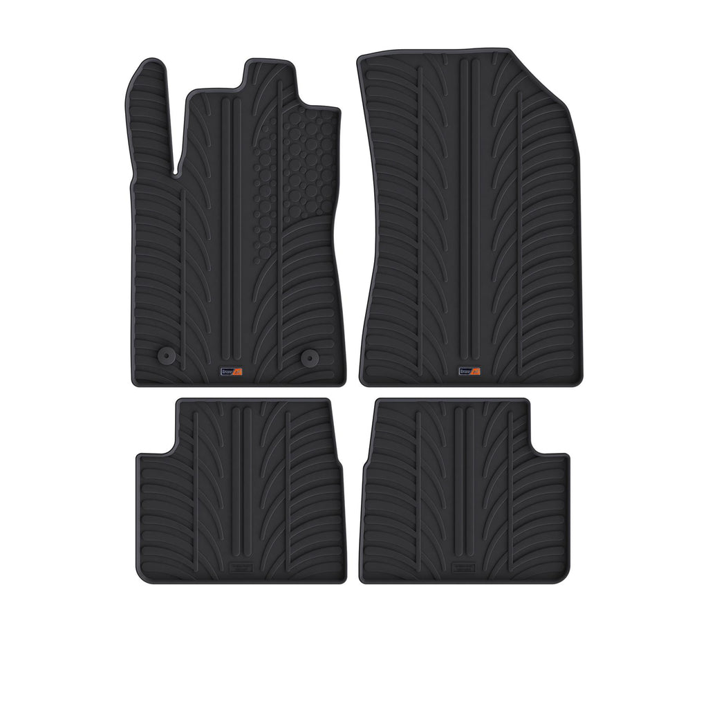 Travall Car Mats Citroen C3 Hatchback tappetini auto in gomma 2016-2024