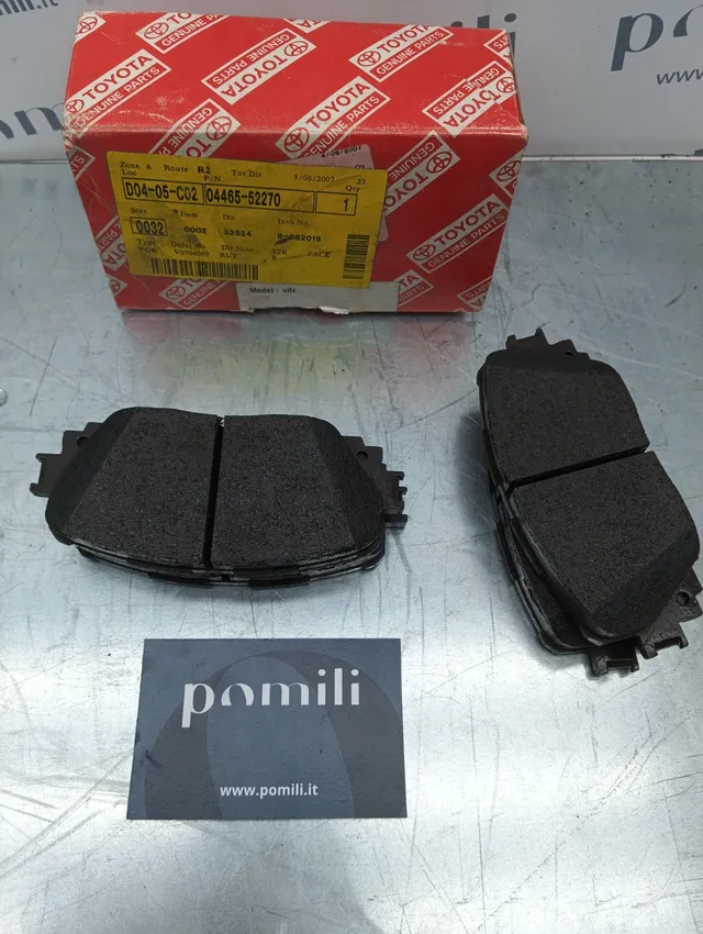 Pomili Freni e ricambi Toyota Genuine Parts 04465-52270 pastiglie freno nuove