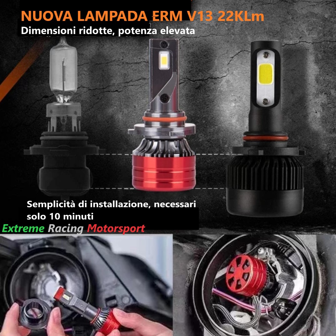 Xtreme Racing Kit Illuminazione LED H6W/H1 360° 25K/H7 Full LED 6000K CANBUS
