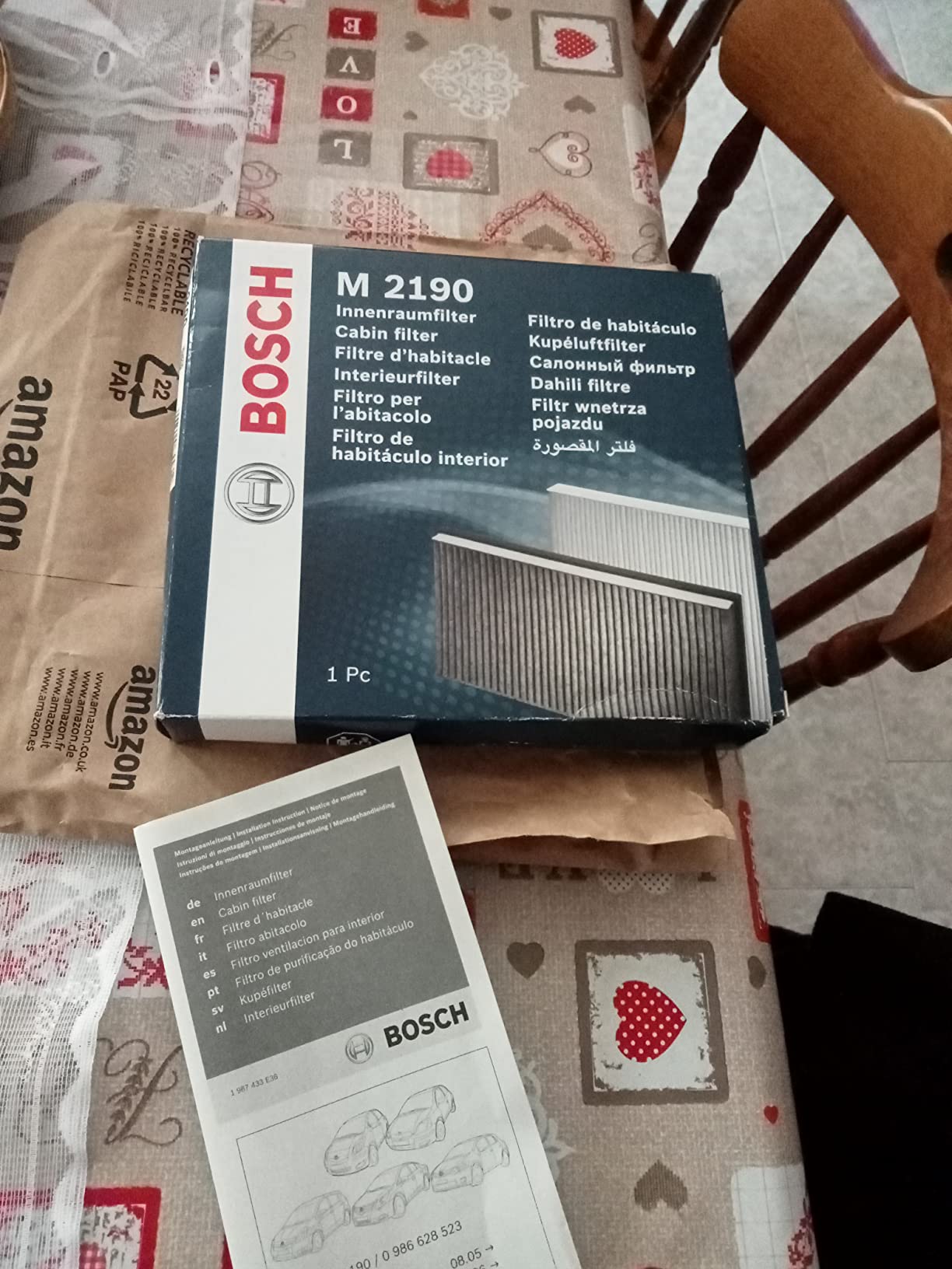 Bosch Filtri 1987432190 filtro abitacolo standard