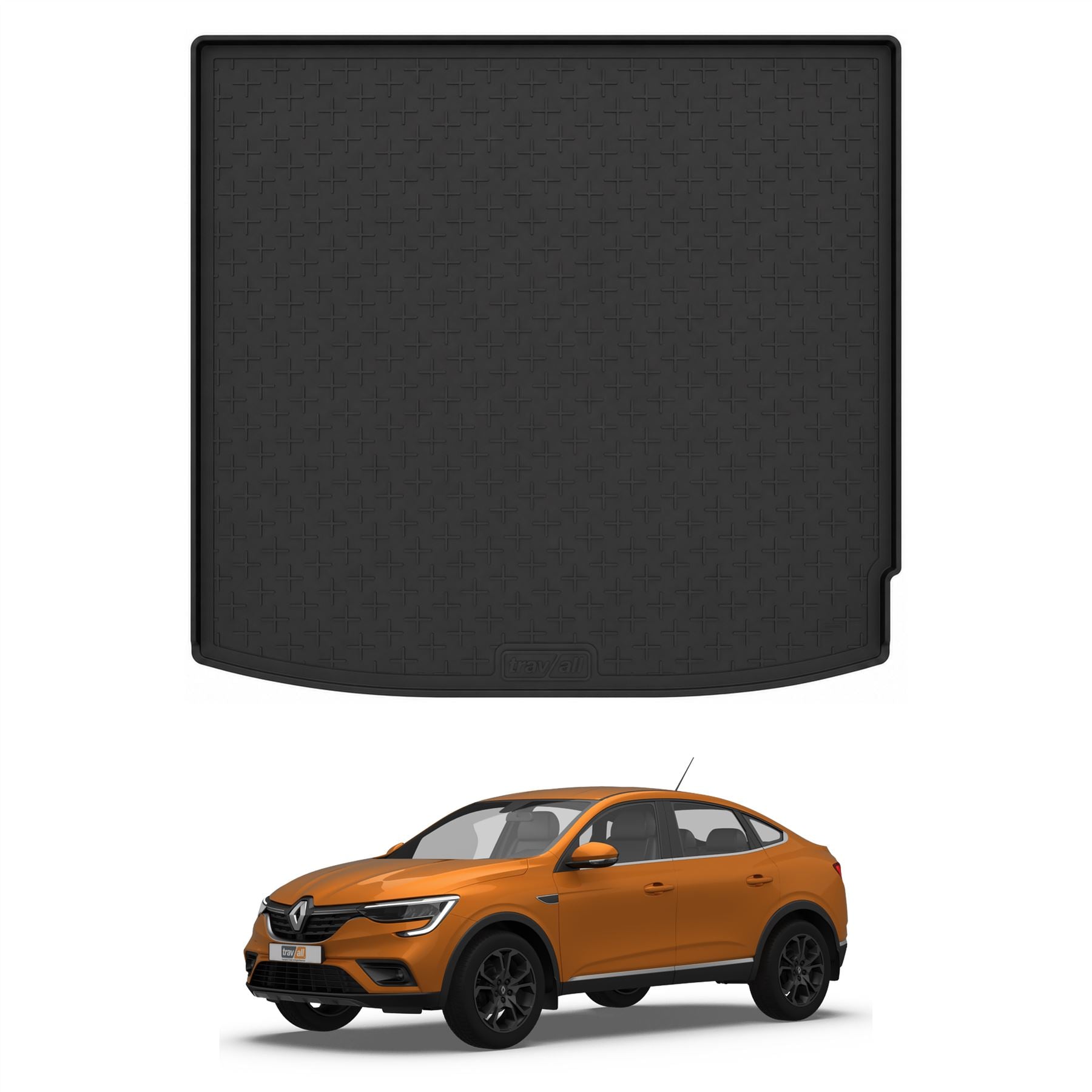 Travall Trunk Liners Renault Arkana tappetino bagagliaio dal 2020 gomma