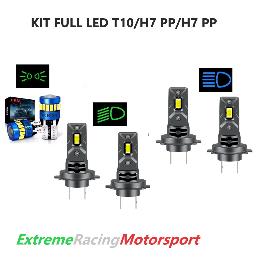 Xtreme Racing Kit Illuminazione LED T10 H7 PP H7 PP Full LED 6000K set 12 V