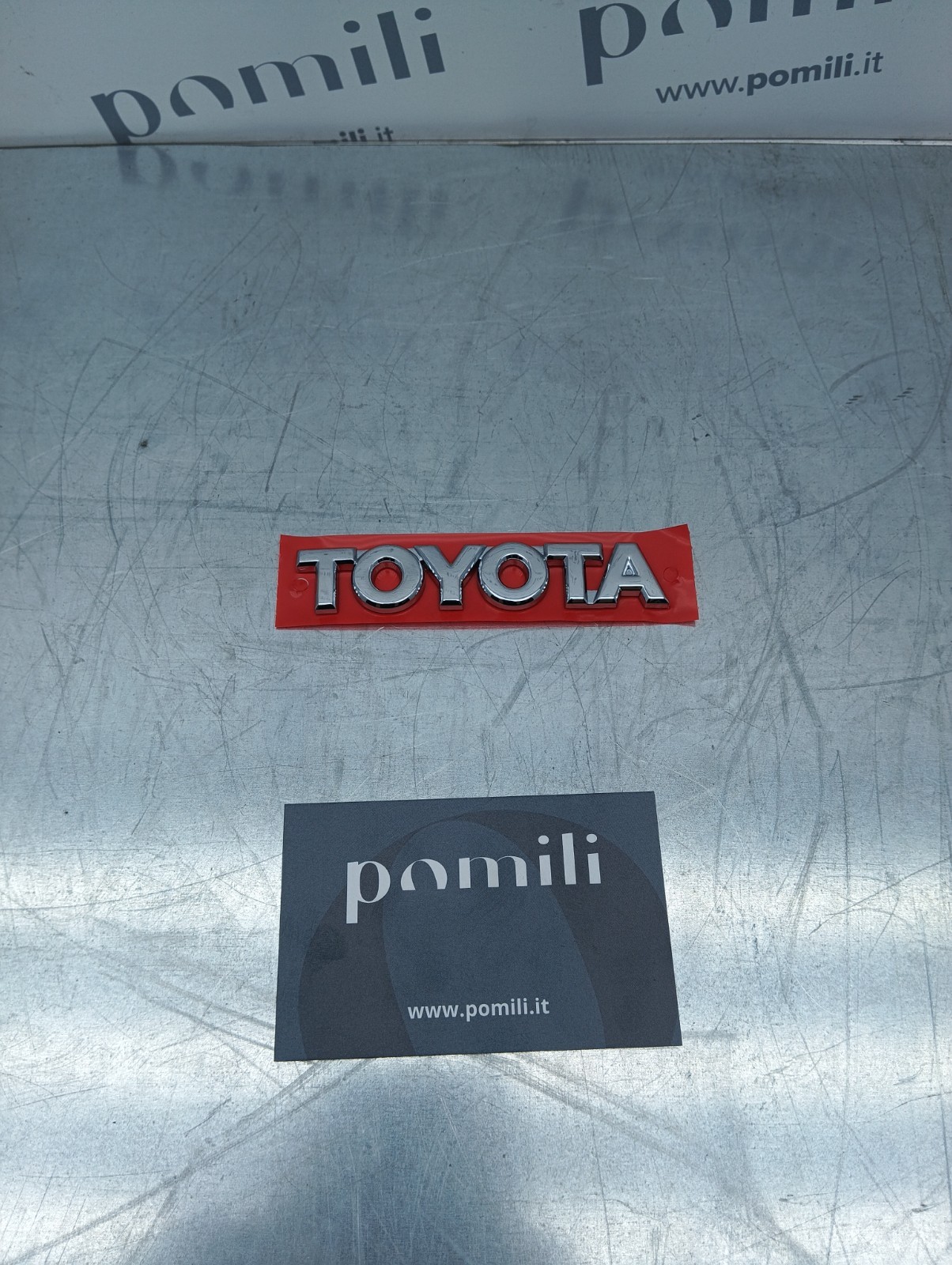 Pomili Lamierati esterni Targhetta scritta Toyota tutti i modelli 75446-0D010 emblema nuovo