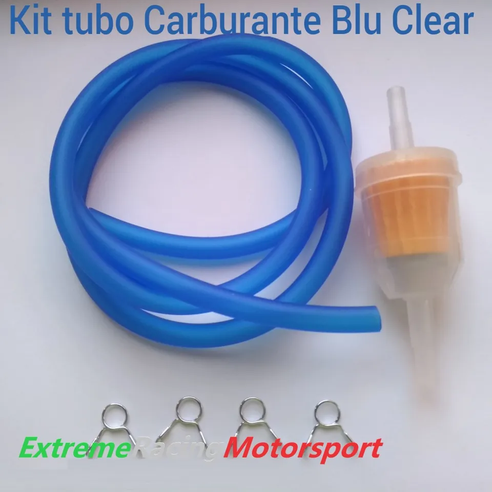 Xtreme Racing Impianto Carburante Kit tubo siliconico carburante 5x7 mm blu 1 m