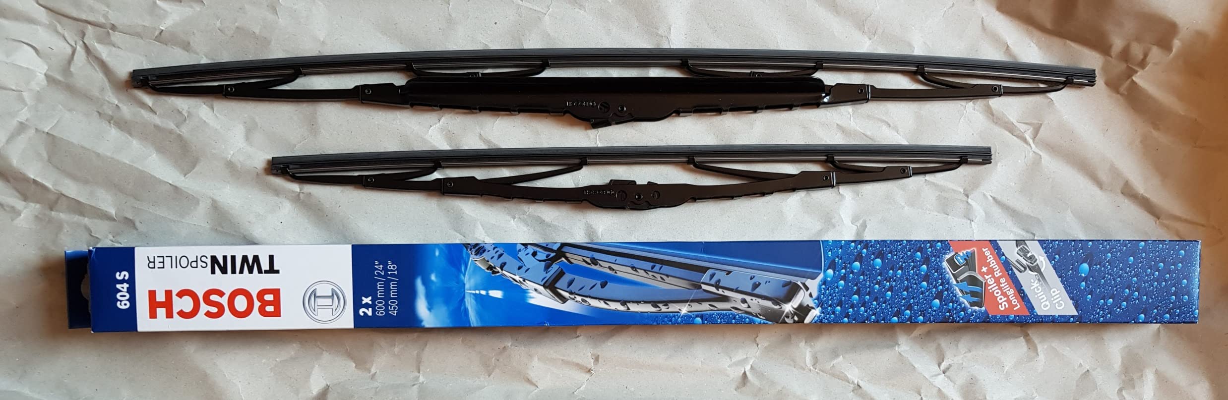 Bosch Twin 3397118303 spazzole tergicristallo anteriori con spoiler 600/450 mm