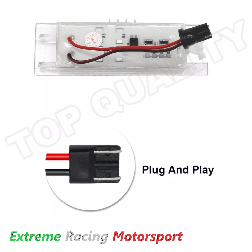 Xtreme Racing Accessori per Illuminazione LED Alfa Romeo GT 03-10 placchette luci targa coppia