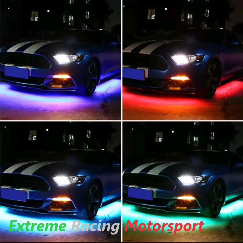 Xtreme Racing Kit Illuminazione LED Undercar Multicolor telecomando infrarossi