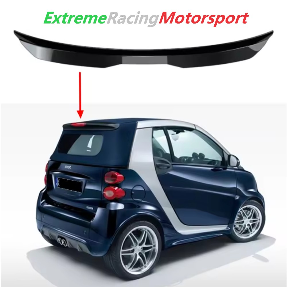 Xtreme Racing Decorazioni Auto e Adesivi Spoiler Lunotto Smart Fortwo 451 Carbon Look