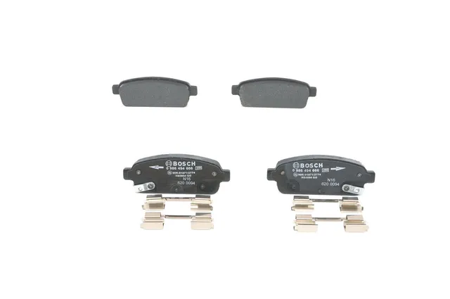Bosch HCP Sistema frenante BP1357 pastiglie freno posteriori rame