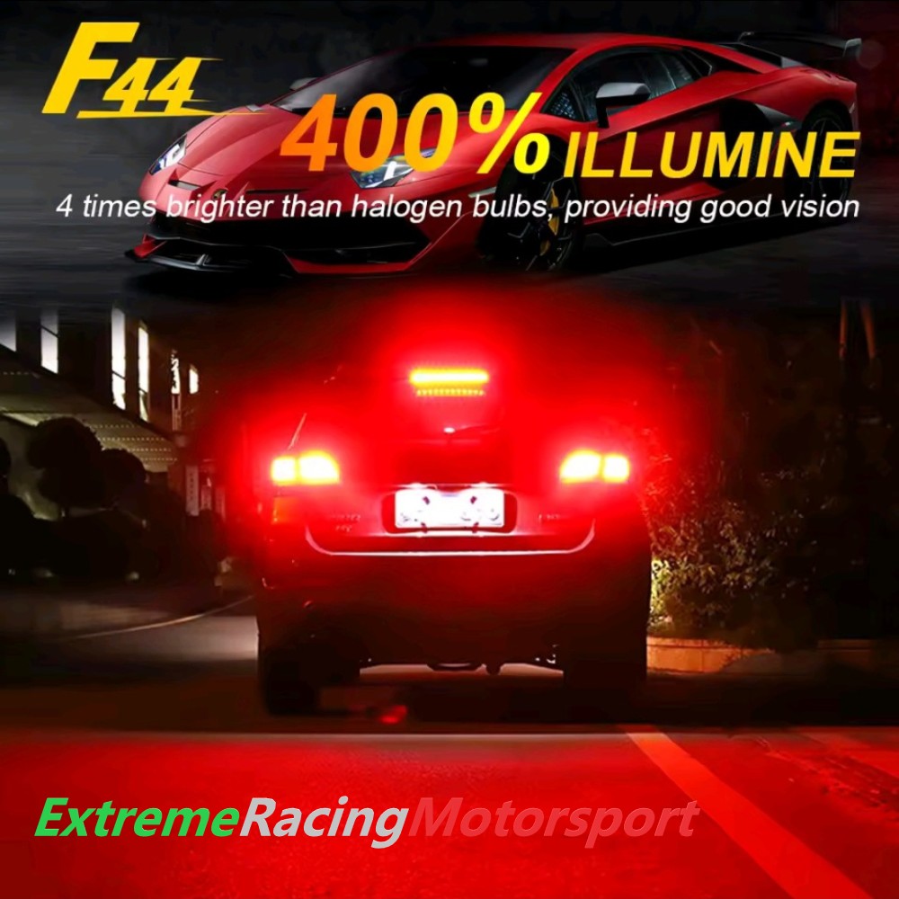 Xtreme Racing Lampadine LED F44 1156 BA15S P21W kit 4 pezzi rosse