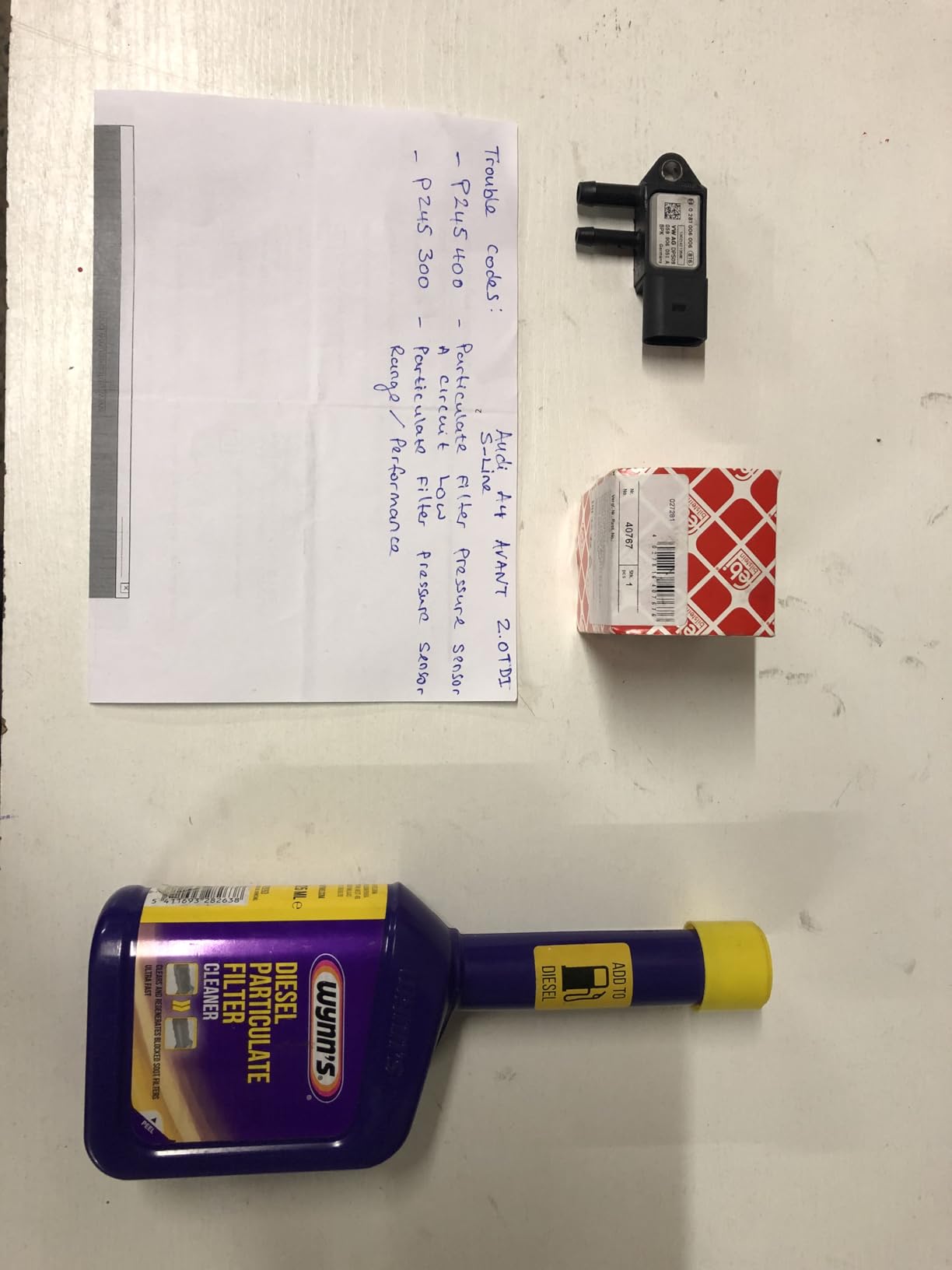 Bilstein Gestione motore 40767 sensore pressione gas di scarico