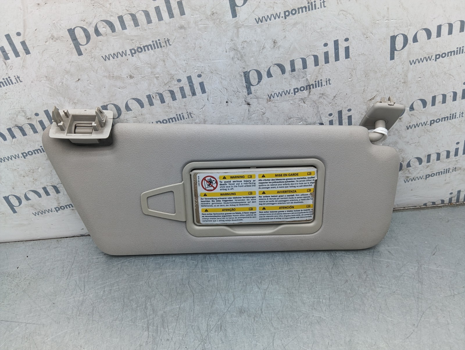 Pomili Rivestimenti interni Mercedes-Benz Classe A ala parasole destra A1698100210 usata
